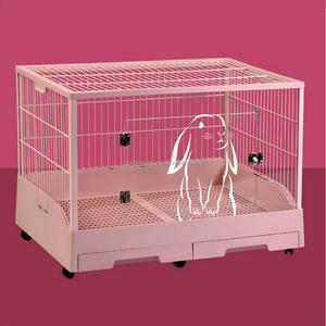 Tirando il tipo di cassetto Anti-Spray urina coniglio cincillà furetto piccola gabbia per animali - Product Image 2