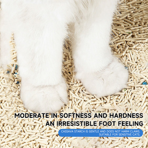 Premium Cassave Kattenbakvulling Sterke Waterabsorptie Lichtgewicht Stofvrij voor Alle Kattenrassen - Product Image 5
