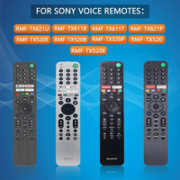 Control Remoto Inteligente de Repuesto para Televisor HUAYU RMF-TX621U, Compatible con Sony