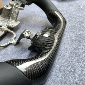 Volante Deportivo de 3 Radios de Fibra de Carbono y Cuero de Alta Calidad y Nuevo Diseño para <span class=keywords><strong>Mazda</strong></span> <span class=keywords><strong>RX8</strong></span>, Repuestos Automotrices Más Vendidos - Product Image 4