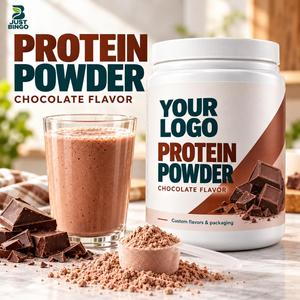Poudre de protéines végétales en cartons présentoirs avec sachets – Développement de produits ODM pour marques de détail - Product Image 1
