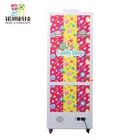 Machine à griffes à bonbons de 23,5 pouces, distributeur de bonbons à monnayeur avec accepteur de billets et lecteur Nayax