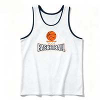Seragam Basket Poliester Terbaik Desain Jersey Basket Terbaru Bahan Mesh Seragam Basket Pria Custom