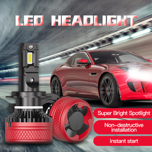 यूनिवर्सल H7 की एलईडी हेडलाइट बल्ब | 12 वी 6500k 65w उच्च शक्ति वाले IP-67 वाटरप्रूफ विमानन एल्यूमीनियम हेडलाइट्स - Product Image 5