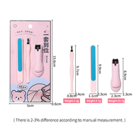 LMLTOP Coupe-ongles en acier inoxydable pour doigts/orteils, lot de 2, kit de manucure professionnel, lime à ongles, repousse-cuticules, à mâchoires larges