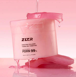 Pads de gelée coréens au collagène rose PDRN ADN de saumon et niacinamide pour le visage - Product Image 1