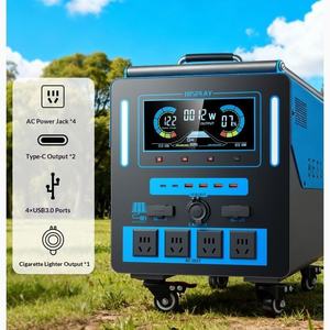 Fuente de Energía Portátil Personalizable de Alta Potencia con Ruedas, MPPT Integrado, Onda Sinusoidal Pura, para Exteriores - Product Image 6