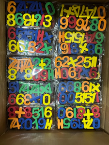 ของเล่นสติกเกอร์แม่เหล็กติดตู้เย็นสำหรับเด็กเพื่อการศึกษาปฐมวัย ประกอบด้วยคำศัพท์ภาษาอังกฤษ ตัวอักษร และตัวเลข - Product Image 6