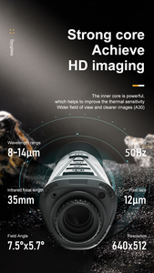 HTI HT-A12 256*192 8倍軽量サーマル単眼鏡 アウトドアサーマルイメージングスコープ 狩猟用 - Product Image 5