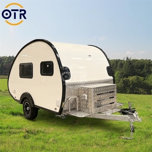 Remorques de camping-car en forme de larme, design populaire, <span class=keywords><strong>caravane</strong></span> de voyage, mini camping-car, petite remorque, camping, Wohnwagen avec cuisine - Product Image 1