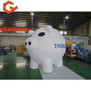 Outdoor Advertising Inflatable Pig Bank Customized Giant Inflatable Pig Balloons For Sale