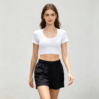 Shorts de course en nylon pour hommes 2026 avec logo personnalisé, décontractés, sportifs, avec poches latérales en mesh pour l'été