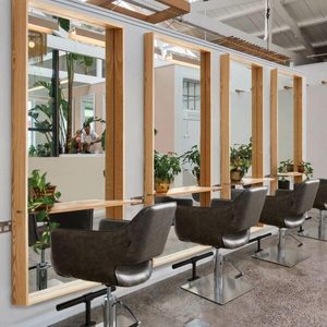 Phụ nữ tóc <span class=keywords><strong>Salon</strong></span> đồ nội thất bằng gỗ Styling Station với gỗ gương Beauty <span class=keywords><strong>Salon</strong></span> Gương Kệ - Product Image 5
