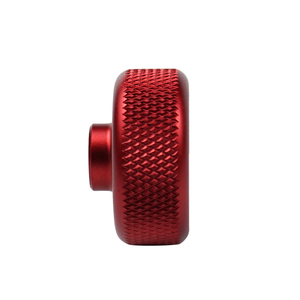 Custom Anodized Aluminum CNC Turning Knurled Rotary <strong>Knob</strong> Adjustment <strong>Knob</strong> - Product Image 1