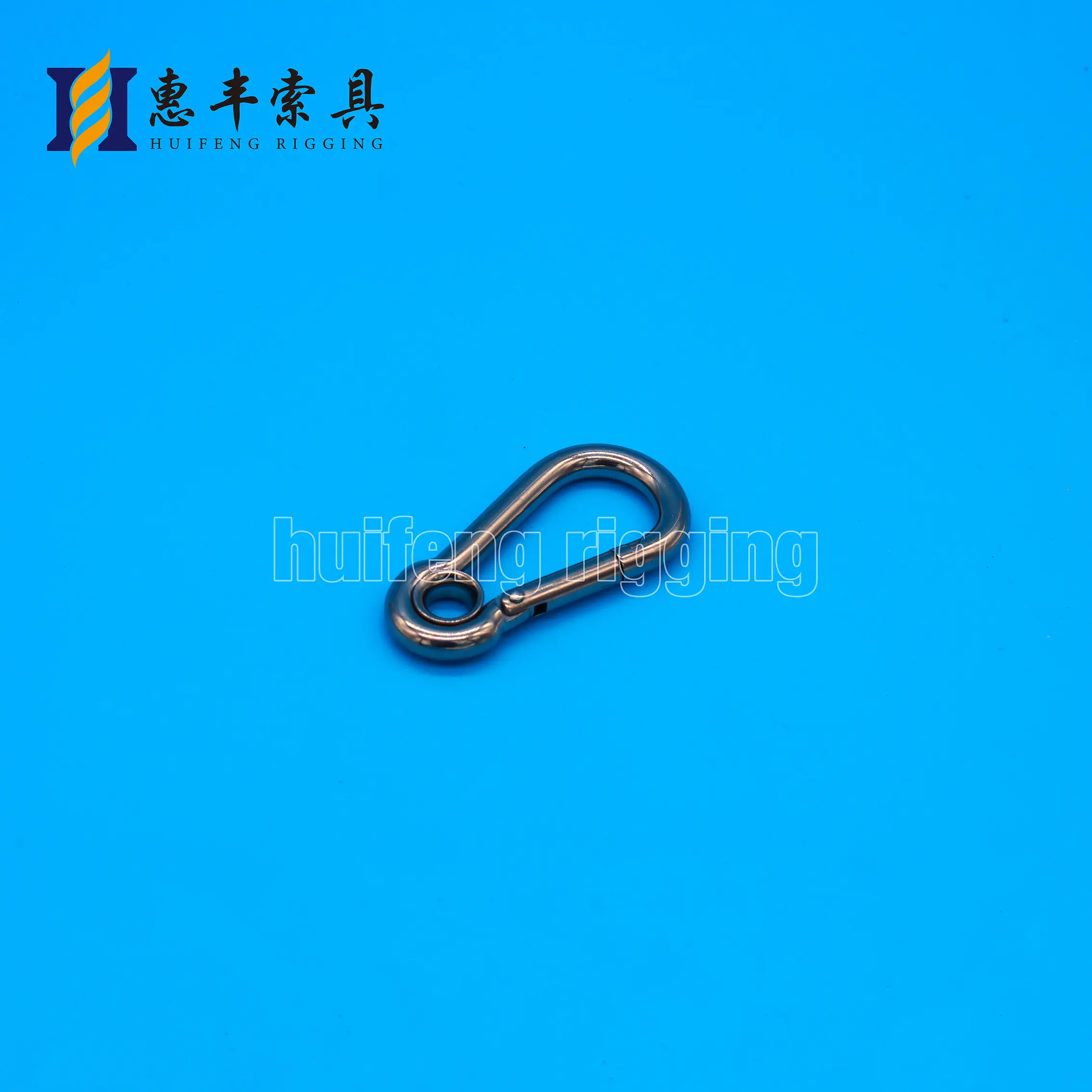 China Groothandel Heavy Duty Rvs Oog Karabijnhaak Karabijnhaak Met Oog DIN5299 Vormen Een Karabiner