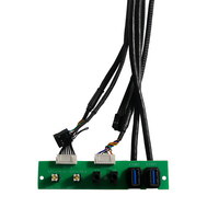 Cable de caja de PC USB 3,0 USB 3,1 Luz LED Cable de panel frontal de computadora Interruptor de unidad central Puerto Cable de extensión de reutilización