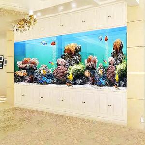 Groot Gebogen Transparant Acryl Aquarium <span class=keywords><strong>Canada</strong></span> 40Mm 50Mm 70Mm Acryl Aquarium Tank Zoutwater Acryl - Product Image 1