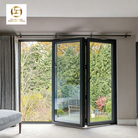 Ventana Plegable de Aluminio y Vidrio Estilo Americano, Tipo Acordeón Horizontal, Insonorizante y con Aislamiento Térmico para Cocina, en Oferta