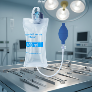 Pompa Kantong Infus Tekanan TPU 500 ml untuk Transfusi Darurat, Handal dan Dapat Digunakan Kembali - Product Image 6
