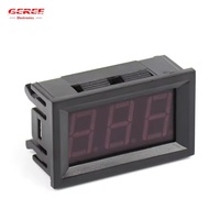 GEREE Penjualan Terlaris V58D Dc Voltmeter 4.5-30V Volt Meter Layar LED Merah 0.56 Inci Meteran Tegangan Digital 12V 24V Mini Voltmeter