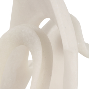 Scultura Decorativa in Resina con Base in Marmo, Elemento d'Arredo Contemporaneo per Soggiorno, Bagno e Tavolino da Caffè - Product Image 6