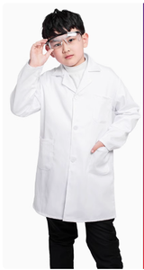 Venta caliente niños rendimiento médico y <span class=keywords><strong>enfermera</strong></span> uniforme <span class=keywords><strong>disfraz</strong></span> pequeño dentista científico blanco laboratorio bata bebé vestido bata de laboratorio - Product Image 4