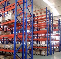 Étagère de présentation industrielle réglable en acier antirouille, robuste pour entrepôt et magasin