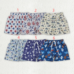 Trajes de Baño para Bebés y Niños Pequeños de 0 a 16 Años, Pantalones Cortos de Baño con Estampados de Verano y Cordón Elástico - Product Image 1