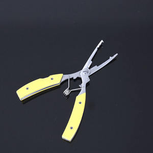 Alicates de pesca de acero inoxidable, herramienta portátil multifuncional con cuchillo para accesorios de pesca - Product Image 1