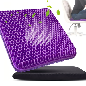 <span class=keywords><strong>HNOS</strong></span> AMZ Cojín de Gel Ergonómico para Asiento de Oficina y Coche, Ortopédico y Refrescante, Personalizable, Superventas - Product Image 2