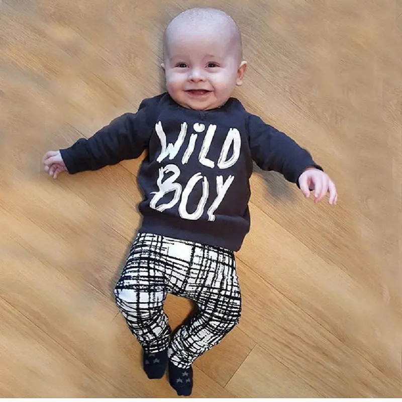 Üst giyim adı markalar kore tarzı erkek bebek tasarımcı kıyafetleri Ebay Set
