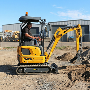 Suministro de fábrica: Miniexcavadora hidráulica de orugas XE19U de 1.9 toneladas con giro de cola cero real, orugas retráctiles, excavadora compacta, mejor precio - Product Image 2