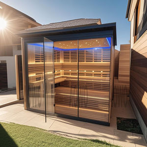 <span class=keywords><strong>Sauna</strong></span> en bois extérieur pour 2-4 personnes salle de <span class=keywords><strong>sauna</strong></span> robuste et profit jardin extérieur est très agréable - Product Image 5