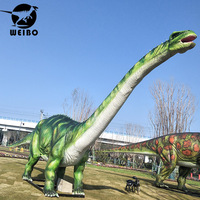 Modèles de dinosaures réalistes pour parcs à thème, construction en métal et silicone, personnalisables pour une utilisation en intérieur/extérieur