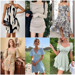 Liquidación de Vestidos de Verano para Mujer, Surtidos, Poliéster/Algodón, Gran <span class=keywords><strong>Descuento</strong></span> en Ropa Usada - Product Image 5