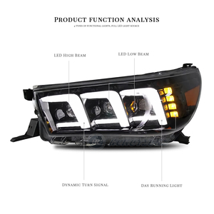 Hcmotionz Fabriek Voorlichten 2015-2019 Opstart Animatie Led Koplampen Voor <span class=keywords><strong>Toyota</strong></span> Revo Vigo <span class=keywords><strong>Hilux</strong></span> 15-Up - Product Image 5