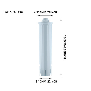 Cartucho de filtro de agua Pureza Biotech Z096 16.2 cm para cafetera Jura, filtro de repuesto azul - Product Image 1