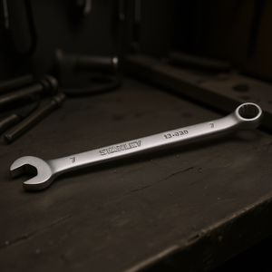 Clé combinée Stanley 7 mm à embout ouvert et à embout fermé pour réparation mécanique - Product Image 3