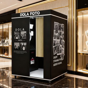 Selfie kiosk bao vây tự động <span class=keywords><strong>Photo</strong></span> Booth máy in máy ảnh tự phục vụ photobooth để bán kinh doanh cho thuê tùy chỉnh - Product Image 1