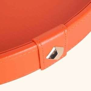 Vassoio portaoggetti in pelle Art Déco per tavolino da salotto, decorazione di lusso per la casa, idea <span class=keywords><strong>regalo</strong></span> - Product Image 3