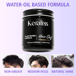 Joynna-Argile bentonite pour hommes, <span class=keywords><strong>cheveux</strong></span> naturels, finition mate, tenue forte, effet coiffant avec texture hypoallergénique - Product Image 4