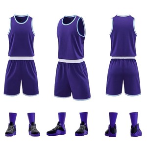 Vente en gros de vêtements de <span class=keywords><strong>basket</strong></span>-ball en maille respirante de haute qualité pour hommes - Product Image 2