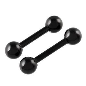 Amelia Oor Piercing Rvs Rechte Barbell Plated Unisex Meer Kleuren Labret Hoog Gepolijst Studs Oorbellen Sets - Product Image 5