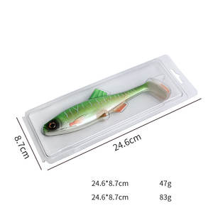 Señuelos de Pesca de 15 cm/25 g y 20 cm/60 g, Señuelos Suaves con Cola de Pala Realistas, Fáciles de Atrapar, para la Pesca de Lubina - Product Image 6