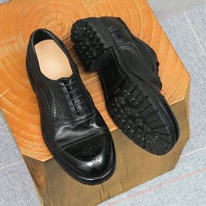 Chaussures pour hommes en cuir élégantes et formelles de style Oxford de haute qualité, très populaires et durables - Product Image 6