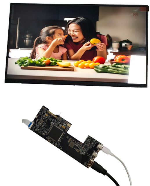 13.3 Inch 3840*2160 4K Lcd Resolution EDP Interface TFT Lcd Display Module with Driver Board