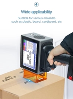 Machine de marquage laser à fibre portable 4POLETECH, facile à utiliser, imprimante laser manuelle pour codes et dates sur métal, plastique et sacs.