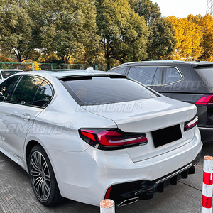 สปอยเลอร์หลังสำหรับ BMW ซีรีส์ 5 G30 520i 530i ปี 2018+ สีดำเงา สปอยเลอร์ฝากระโปรงท้ายรถยนต์  ลิ้นกันชนหลัง - Product Image 6