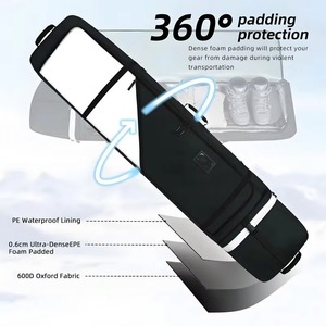 Funda Protectora Acolchada Ligera para Tabla de Snowboard, de Nailon Suave, Completamente Impermeable, Ecológica y Duradera - Product Image 2