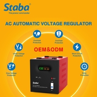 Type de relais AC 230/220V AVR 1500W/2000W bon stabilisateur de tension automatique monophasé LED SVR-103
